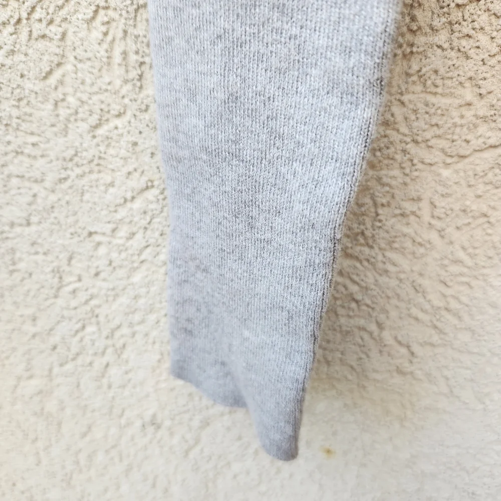 ADRIANO GOLDSHMEID Women's Sweater Medium Gray Wool Blend Pullover Quiet Luxury - Picture 9 of 12